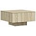Tavolino Salotto Rovere Sonoma 60x60x31,5 cm Legno Multistrato - Foto miniatura 3