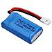 2 Pezzi Batterie Lipo Ricaricabili 3.7v, 380mah Per Rc Droni Quadricotteri Hubsan X4 H107l H107c H107d H107 V252 Jxd 385 - Foto miniatura 2
