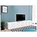Mobile Porta Tv Lucas, Credenza Bassa Da Soggiorno, Base Porta Tv, 100% Made In Italy, Cm 244x44h46, Bianco Lucido - Foto miniatura 1