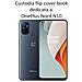 Custodia A Libro Book Case Per Oneplus Nord N10 5g Black - Foto miniatura 3