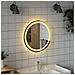 Specchio da Bagno LED 50 cm Rotondo - Foto miniatura 7