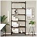 Libreria A 6 Ripiani Rovere Fumo 80x30x188 Cm Legno Multistrato - Foto miniatura 1