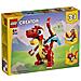31145 Creator 3-in-1 Drago Rosso - Foto miniatura 1