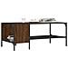 Tavolino Salotto Ripiano Rovere Marrone 100x51x40cm Multistrato - Foto miniatura 1
