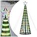 Illuminazione Albero di Natale a Cono 275LED Colorato 180cm - Foto miniatura 1