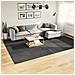 Tappeto Iza A Pelo Corto Aspetto Scandinavo Antracite 240x340cm - Foto miniatura 1