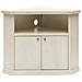 Mobile Porta Tv Angolo 2 Ante Legno Shabby Bianco Anticato 72x63x80 - Foto miniatura 1