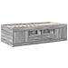 Divano Letto Con Cassetti Grigio Sonoma 90x200 Cm Multistrato - Foto miniatura 1