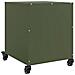 Comodino Verde Oliva 36x39x43,5 cm in Acciaio - Foto miniatura 7
