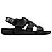 Tri Cove Sky Sandali Da Uomo In Pelle Nera Con Cinturino In Velcro 41,5 - Foto miniatura 1