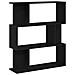 Libreria Rovere Nero 80x24x96 cm in Legno Multistrato - Foto miniatura 1