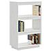 Libreria /divisorio Bianco 60x35x103cm In Legno Massello Di Pino - Foto miniatura 3