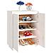 Lusso Casadino -  Scarpiera Bianca 60x35x80 Cm In Legno Massello Di Pino - Foto miniatura 3