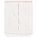 Lusso Casadino -  Scarpiera Bianca 60x35x80 Cm In Legno Massello Di Pino - Foto miniatura 4