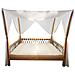 Levante - Gazebo Letto In Teak Con Cuscini - Foto miniatura 1