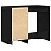 Scrivania  Nero Rovere 100x50x76 cm in legno ingegnerizzato - Foto miniatura 6