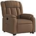 Poltrona Alzapersona Reclinabile Marrone in Tessuto - Foto miniatura 3