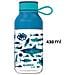 Borracca Per Bambini 430ml Modello Ice Kids Motivo Animali Marini Con Cinghia, Blu - Foto miniatura 2