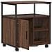 Mobile per Ufficio con ruota Rovere marrone 61 x 46 x 67 cm - Foto miniatura 4