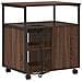 Mobile per Ufficio con ruota Rovere marrone 61 x 46 x 67 cm - Foto miniatura 7