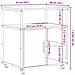 Mobile per Ufficio con ruota Rovere marrone 61 x 46 x 67 cm - Foto miniatura 9