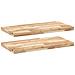 Mensole da Parete 2 pz 100x40x4 cm Legno Acacia Non Trattato - Foto miniatura 1