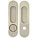 Set Maniglia Scorrevole A Scomparsa - Maniglia Ad Incasso Con Serratura A Mortasa Per Porte Interne Silver - Foto miniatura 1