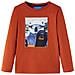 Maglietta da Bambino Maniche Lunghe Ruggine Chiaro 140 - Foto miniatura 1