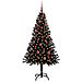 Albero di Natale con 150 LED con supporto Nero 150 cm PVC - Foto miniatura 3