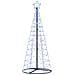 Albero di Natale LED con 390 LED con supporto Blu 250 cm Ferro - Foto miniatura 1