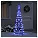 Albero di Natale LED con 390 LED con supporto Blu 250 cm Ferro - Foto miniatura 2