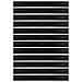 Spazzole per porte a vite 12 pcs Nero 100 cm Lega di alluminio - Foto miniatura 5