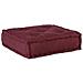 Divano modulare 2 pcs Bordeaux 140 x 70 x 56 cm Tessuto - Foto miniatura 4