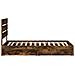Letto con Contenitore Rovere fumé 75 x 190 cm Legno multistrato - Foto miniatura 9