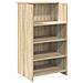 Banco Reception Rovere Sonoma 135x50x103,5 cm Legno Multistrato - Foto miniatura 8