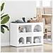 Credenza Bianco Lucido 80.5 x 35 x 59 cm Legno multistrato - Foto miniatura 2