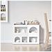 Credenza Bianco Lucido 80.5 x 35 x 59 cm Legno multistrato - Foto miniatura 4