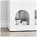 Credenza Bianco Lucido 80.5 x 35 x 59 cm Legno multistrato - Foto miniatura 5