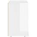 Credenza Bianco Lucido 80.5 x 35 x 59 cm Legno multistrato - Foto miniatura 7