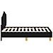 Struttura letto per bambini con testata Nero 70 x 140 cm - Foto miniatura 6