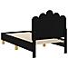 Struttura letto per bambini con testata Nero 70 x 140 cm - Foto miniatura 7