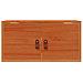 Armadietto a muro Marrone cerato 60 x 30 x 30 cm Pino massello - Foto miniatura 6