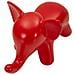 Sgabello Elephant A Forma Di Elefante In Plastica Rossa - Foto miniatura 4