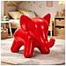 Sgabello Elephant A Forma Di Elefante In Plastica Rossa - Foto miniatura 8