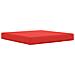 Cuscino per divano da esterno 3 pcs Rosso Poliestere - Foto miniatura 4