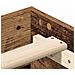 Struttura del letto Legno antico 80 x 200 cm - Foto miniatura 6