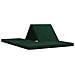 Divano Letto Pieghevole 140 x 67 x 45 cm Verde Scuro - Foto miniatura 1