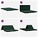 Divano Letto Pieghevole 140 x 67 x 45 cm Verde Scuro - Foto miniatura 9