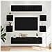 Set mobile TV 8 pcs 80 x 30 x 30 cm Rovere Nero - Foto miniatura 2