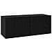 Set mobile TV 8 pcs 80 x 30 x 30 cm Rovere Nero - Foto miniatura 5